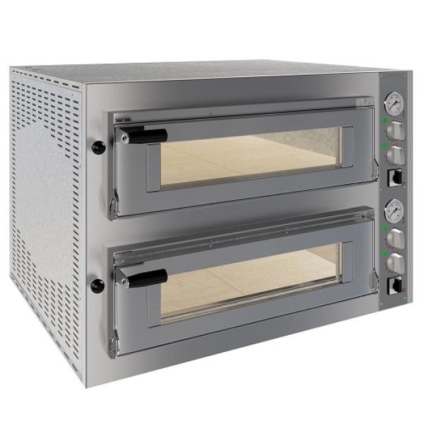 WR-FD24-MD (23) Elektro Ofen 2x 4 Pizzen diam.350mm, 2 Backkammern